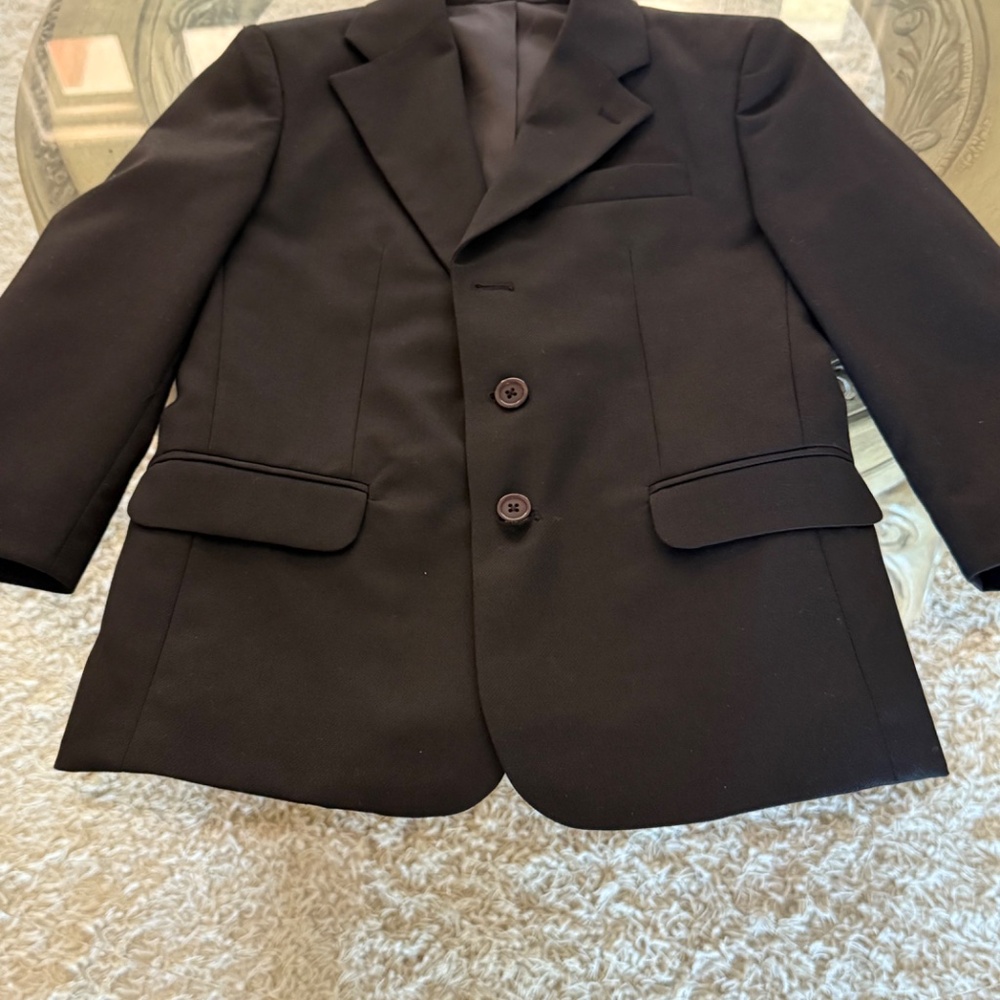 Vintage MAKAVELI Branded Boys Suit Jacket 3 Button Size 8 Black